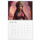 Mooie Indiase Godinnen 2024 Kalender (Feb 2026)