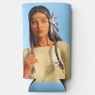 Mooie Inheemse Amerikaanse Vrouw Inheemse Outfit
