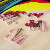 Mooie inheemse Amerikaanse vrouw. Legpuzzel (Zijkant)