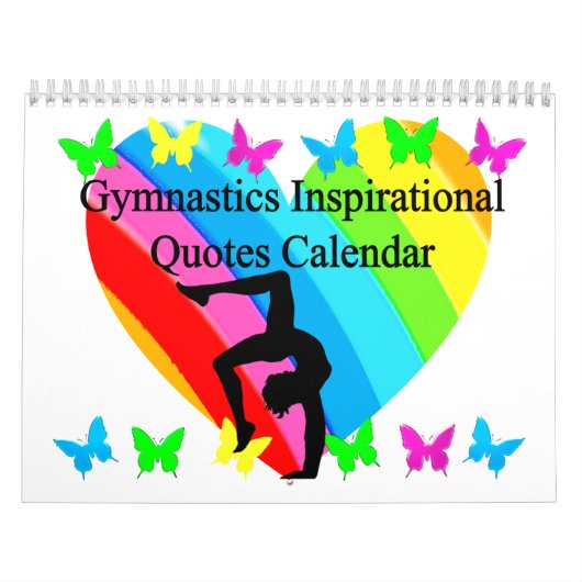 MOOIE INSPIREREND QUOTES GYMNAST KALENDER (Hoes)