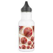 Mooie internationale cricket rood lederen bal kuns waterfles  (Links)