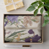 Mooie iris bloem bloeit tissuepapier (Geschenk)