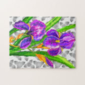 Mooie Iris Flower Legpuzzel (Horizontaal)