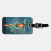 Mooie Irish Dancer Hard Shoe Dance Bagagelabel (Voorkant horizontaal)