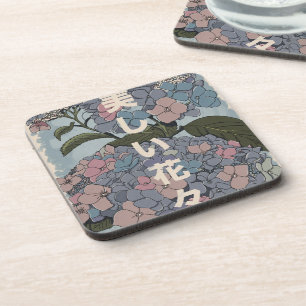 Mooie Japanse Bloemen Bier Onderzetter