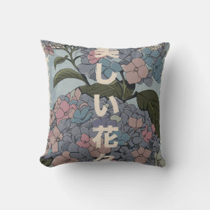 Mooie Japanse Bloemen Kussen