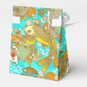 Mooie Japanse koi-fotofeeks Bedankdoosjes (Achterkant)