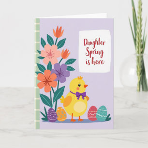 Mooie jonge lente kaart