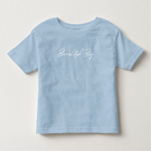 Mooie jongen: Boys Blue Trendy Toddler voor de kle Kinder Shirts