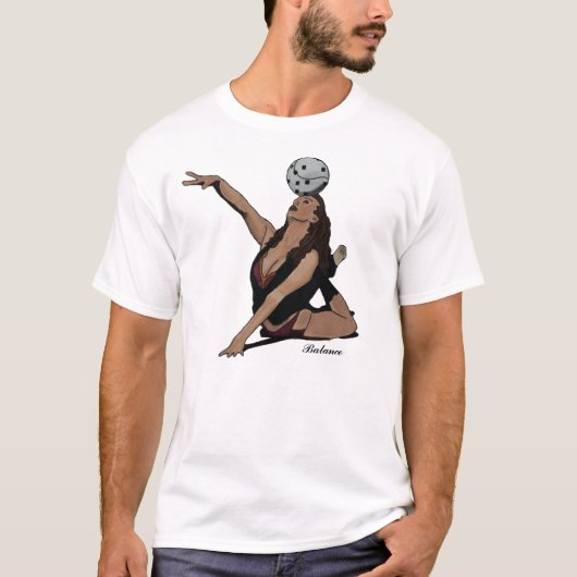 Mooie jongleur t-shirt (Voorkant)