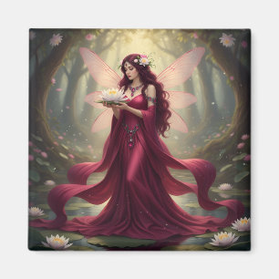 Mooie juli Ruby Fairy Magneet