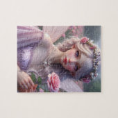 Mooie June Fairy in Roos Legpuzzel (Horizontaal)