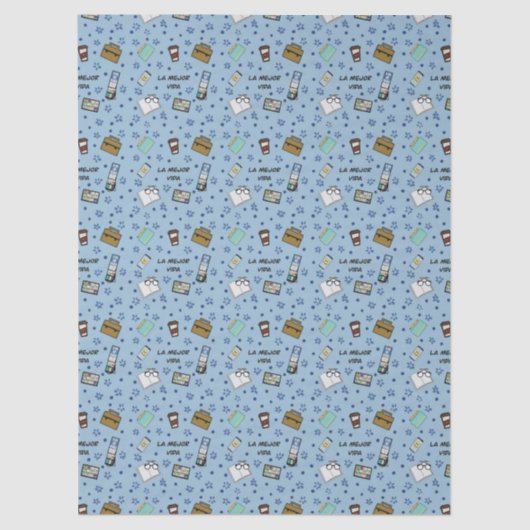 Mooie JW "La mejor vida" tissue papier (Voorkant)