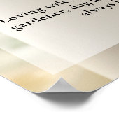 Mooie Kaarsen, Levensviering Foto Funeral Poster (Hoek)