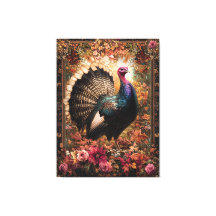 Mooie kalkoen bloemontwerp