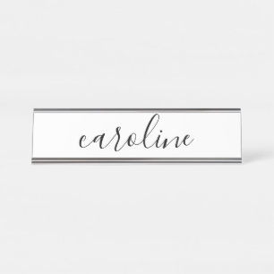 Mooie kalligrafie  bureau naambordje