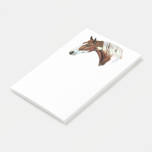 Mooie Kastanje Tovero Paint Horse Post-it® Notes (Schuin)