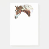 Mooie Kastanje Tovero Paint Horse Post-it® Notes (Voorkant)