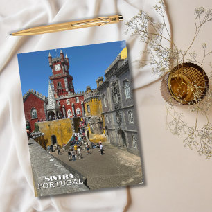 Mooie kasteel Sintra Portugal Fotografie Reizen Feestdagenkaart