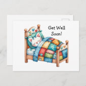 Mooie kat beterschap kaart (Voorkant / Achterkant)