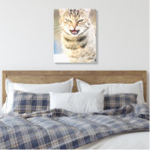 Mooie kat canvas afdruk (Insitu (Slaapkamer))