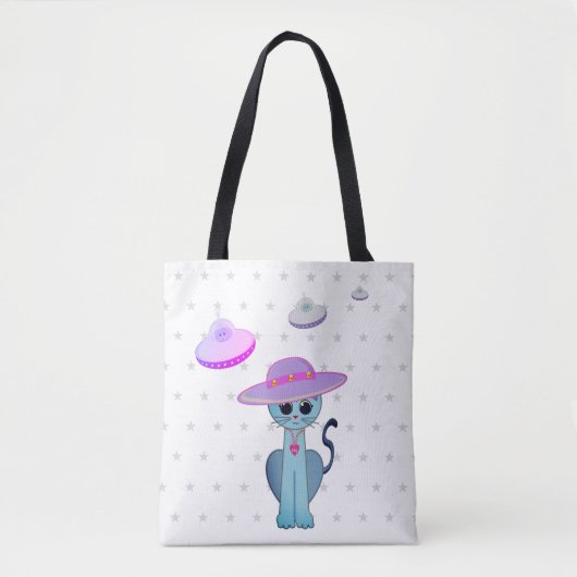 Mooie kat in een Pet Draagtas (Voorkant)