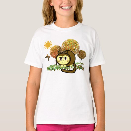 Mooie Kat Jelly Bean Zoete Bomen (Voorkant)