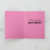 Mooie kat - Spaans Engels orfecto Birthday Kaart (Binnen)