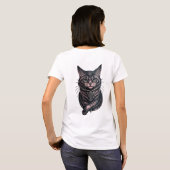 Mooie kat Tshirt (Achterkant volledig)