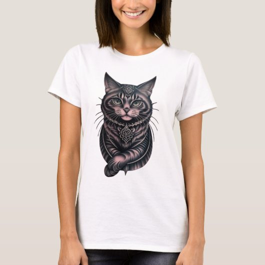 Mooie kat Tshirt (Voorkant)