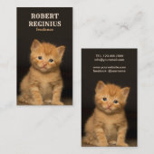 Mooie kat visitekaartje (Voorkant / Achterkant)
