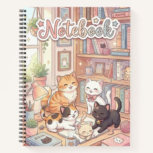Mooie Kattenvrienden Notitieboek (Voorkant)