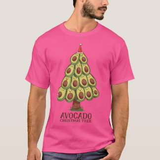Mooie Kawaii Avocadoboom Kerstboom Avocado  T-shirt