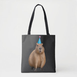 Mooie Kawaii Capybara Aesthetic Illustratie Draagtas