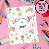 Mooie Kawaii Persoonlijke Kindernaam Schrijfblok Notitieboek