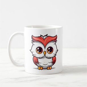 Mooie Kawaii stijl uil Cartoon-77038 Koffiemok