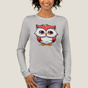 Mooie Kawaii Style Uil Cartoon-77038 Hoodie Tri-Blend Shirt