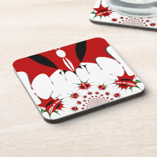 Mooie Keniaanse vlag. Onderzetter