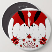 Mooie Keniaanse vlag. Ronde Button 6,0 Cm (Voorkant /achterkant)