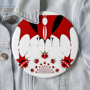 Mooie Keniaanse vlag. Ronde Button 6,0 Cm