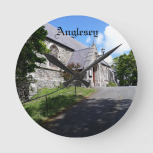 mooie kerkklok ronde klok