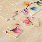 Mooie kerst engel puzzel (Zijkant)