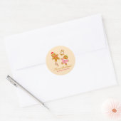 Mooie Kerst Gingerbread Persoonlijke Sticker (Envelop)