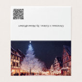 Mooie kerst in Colmar Kaart (Buitenkant ongevouwen)