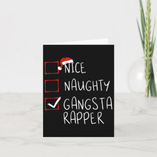 Mooie kerst in de kerstlijst van Naughty Gangsta R Kaart