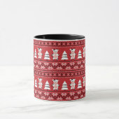 Mooie Kerst Koe Mok (Midden)
