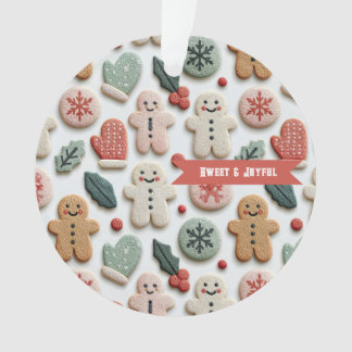 Mooie Kerst Koekjes Patroon Ornament