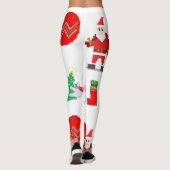 Mooie Kerst Leggings (Achterkant)