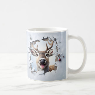 Mooie Kerst Rendier Mok | Gezellige Winter Mok 