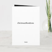 MOOIE "KERST" WENSEN VOOR BIJZONDERE MENSEN KAART (Achterkant)